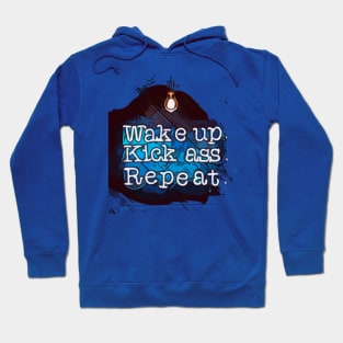 Runner , Wake up, kick, repeat motivation Hoodie